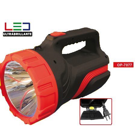 Linterna/Lámpara Portátil Recargable LED 3W OP-4803 OPALUX 
