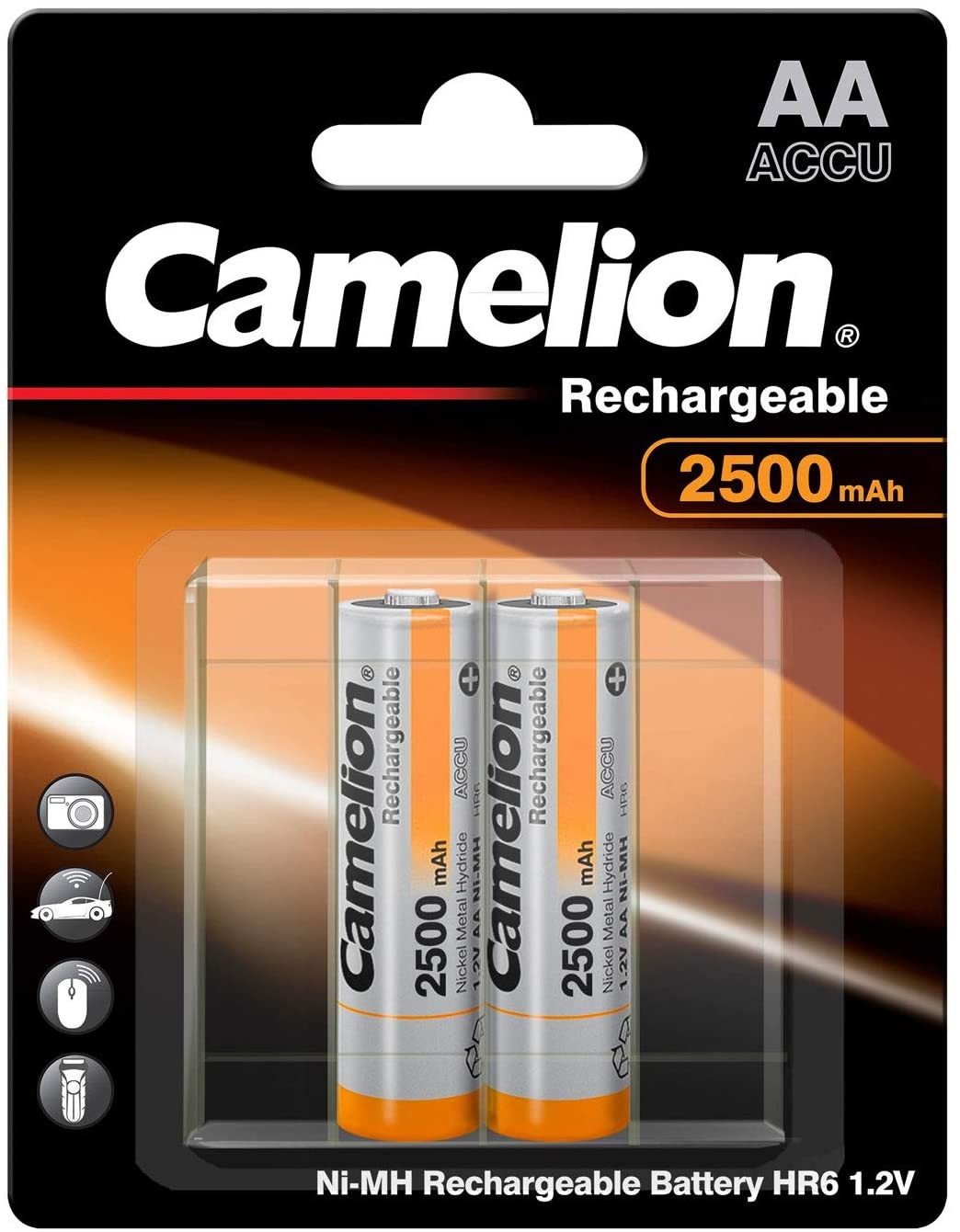 Recargable 9V 250mAh (1 pcs) Camelion > Informatica > Baterias y Pilas > Pilas  Recargables