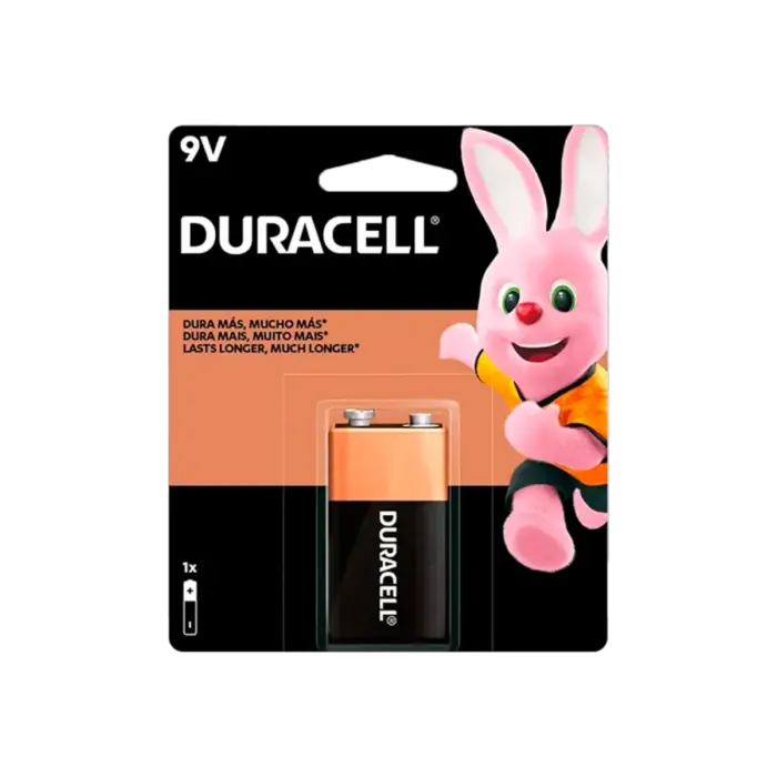 bateria alkalina duracell 9v