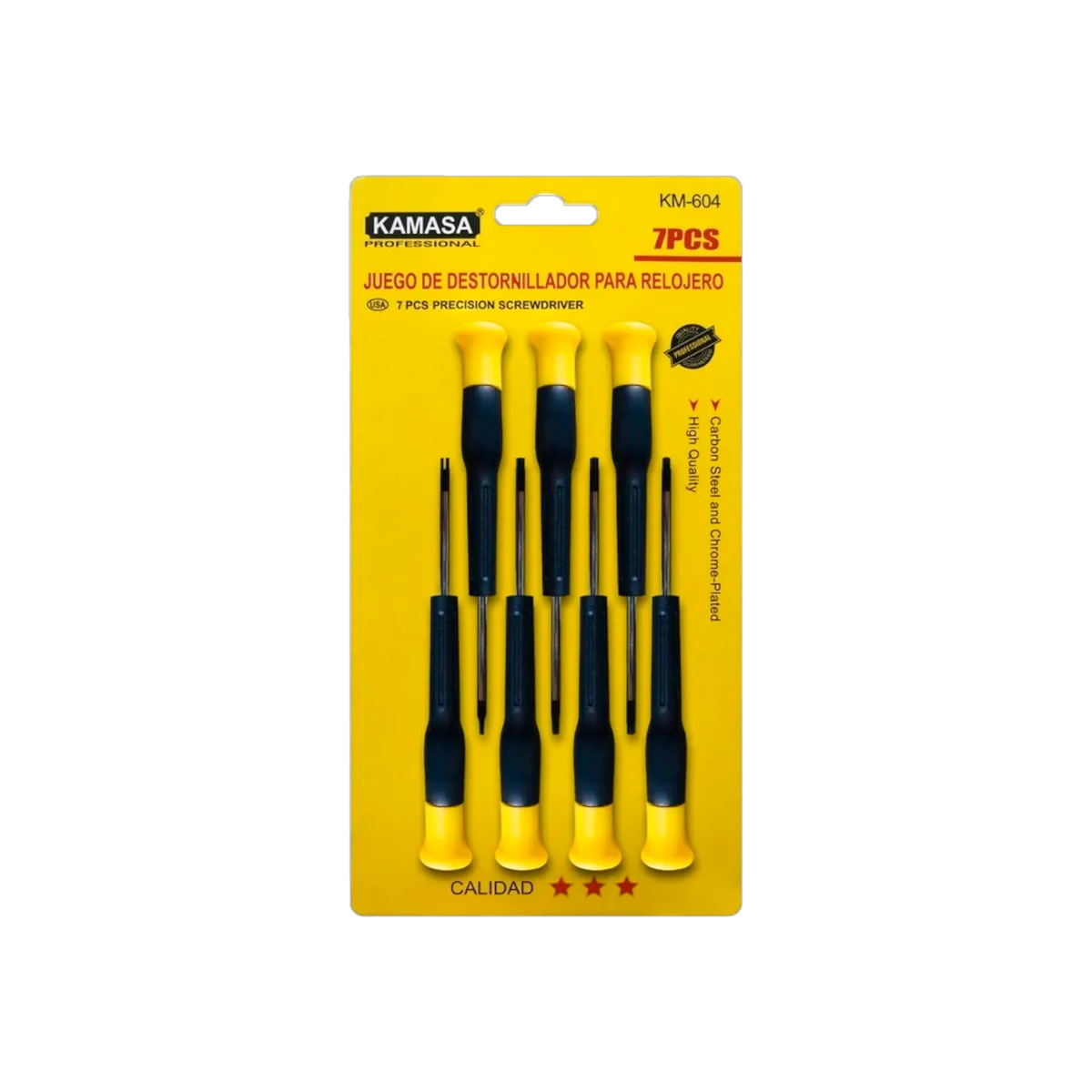 1 jg destornillador prelojero kamasa 7 pcs
